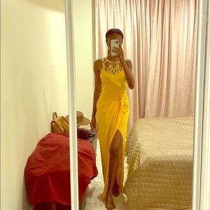Yellow Dress by Virgos Lounge